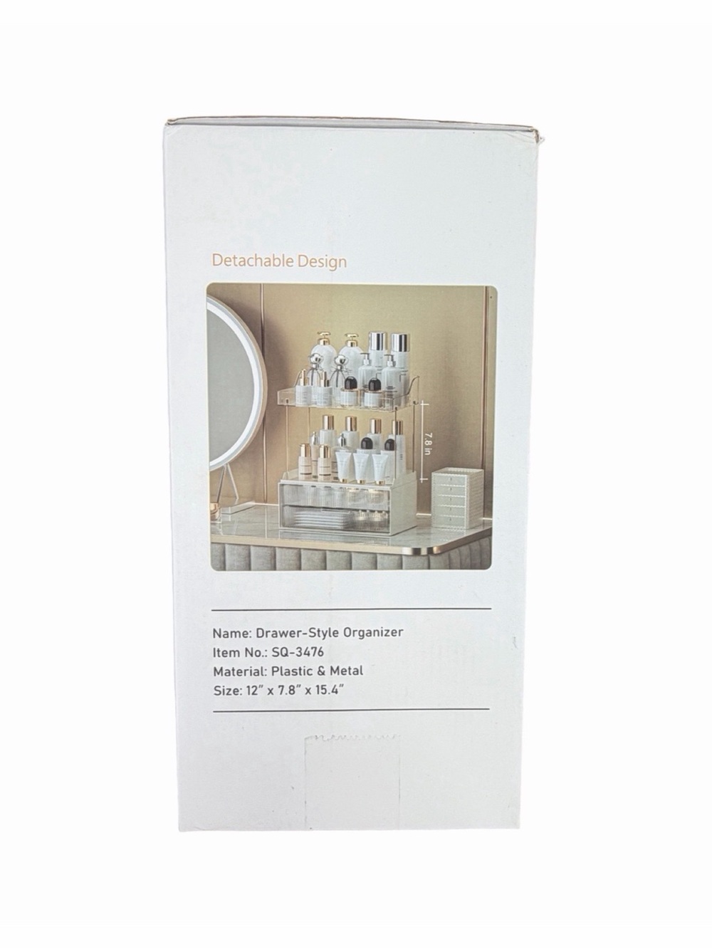 Delamu Drawer Type Multi-Layer Storage Rack - Clear - Picture 6 of 8